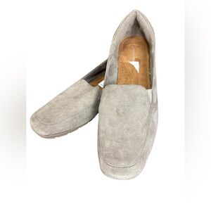 Easy Spirit Tan Suede Loafers / Comfort Slip-On Flats | Size 12 NEW